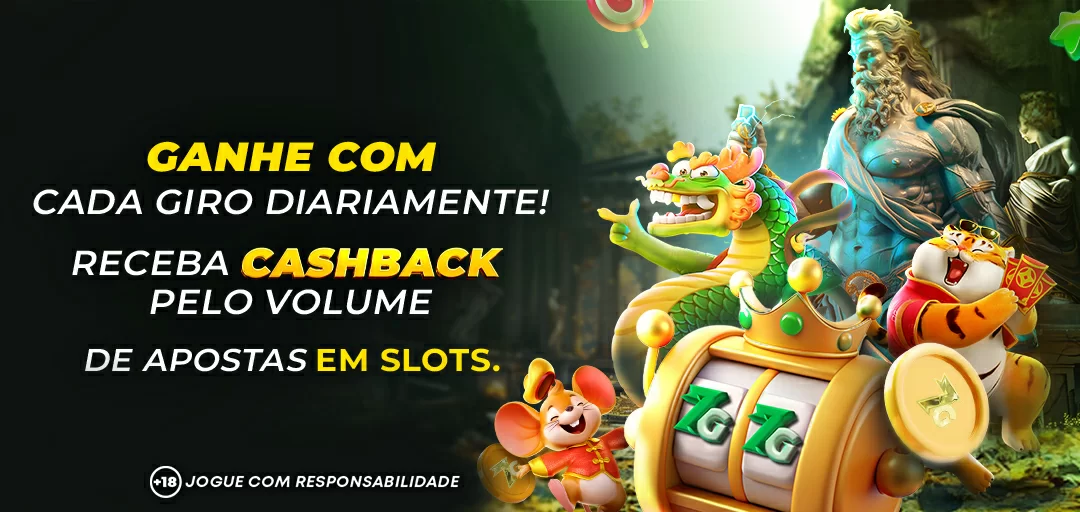 Cashback Diario do Volume de Apostas em Slots