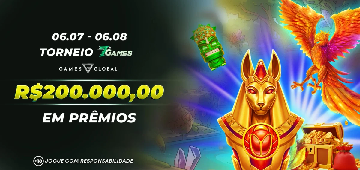 Torneio 7Games Games Global 200.000,00 Reais em Premios