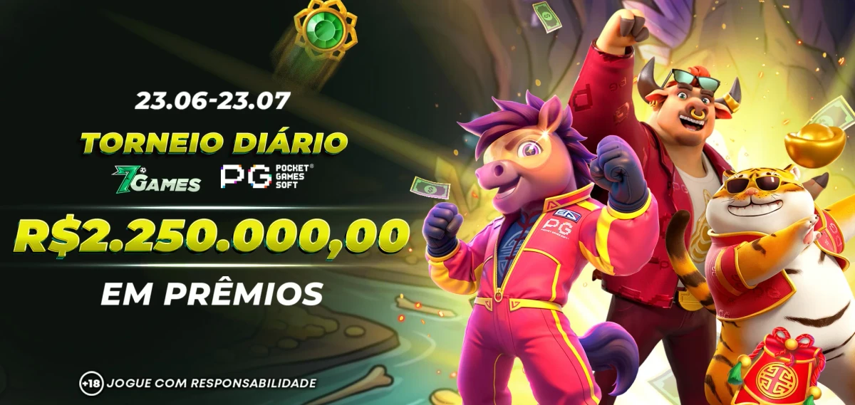 Torneio DIARIO 7Games PG SOFT 2.250.000,00 Reais em Premios
